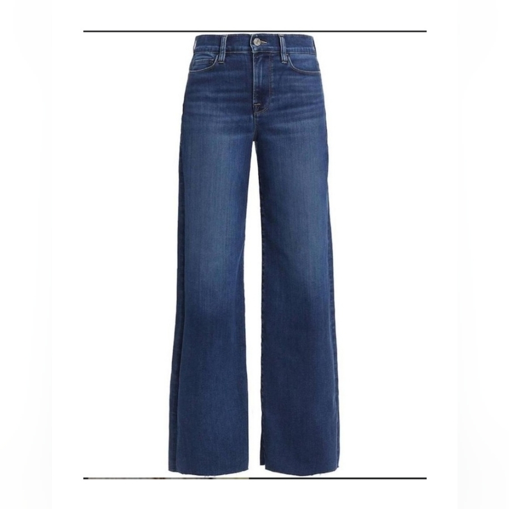 Frame Denim Women's Flare & Wide Leg Jeans - Dark Blue
